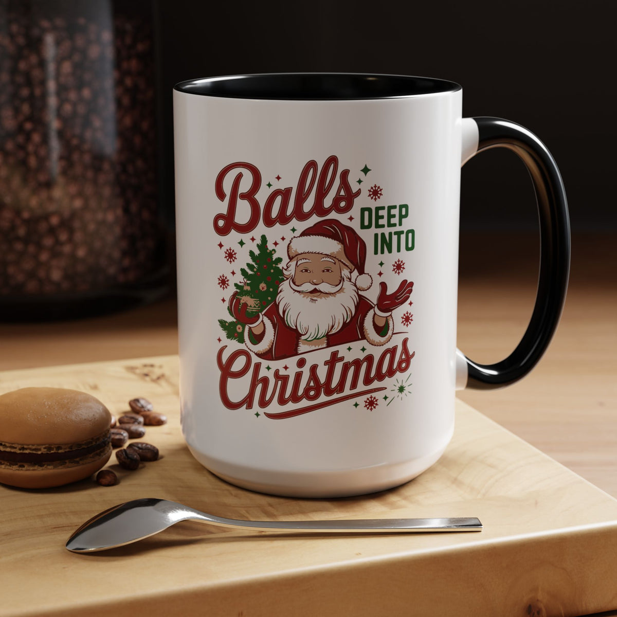 Mug  'Balls deep into Christmas' Christmas (11oz/15oz)