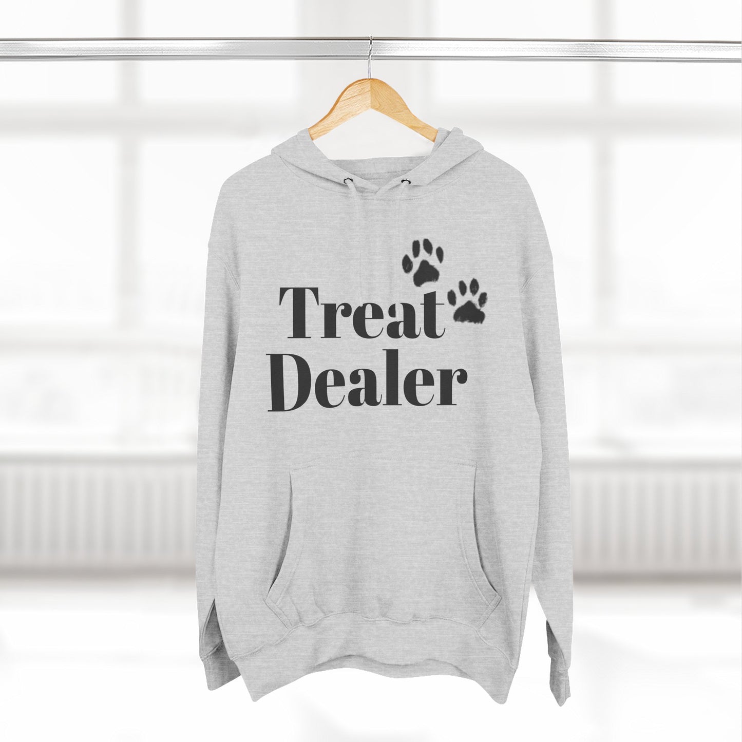 Fleece Hoodie:  "Treat Dealer" with Mastiff Logo