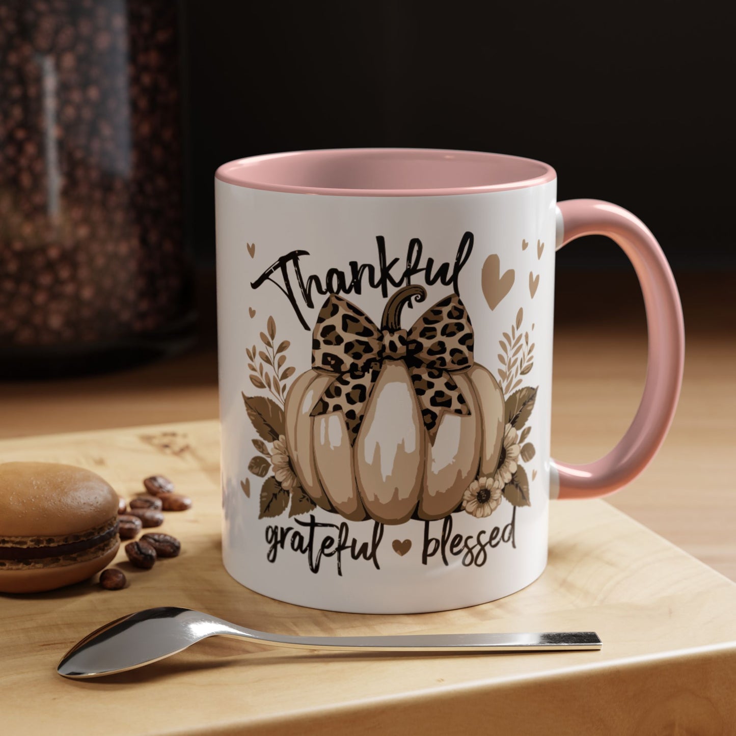 Coffee/Tea Mug: "Thankful Grateful Blessed" (11oz/15oz)