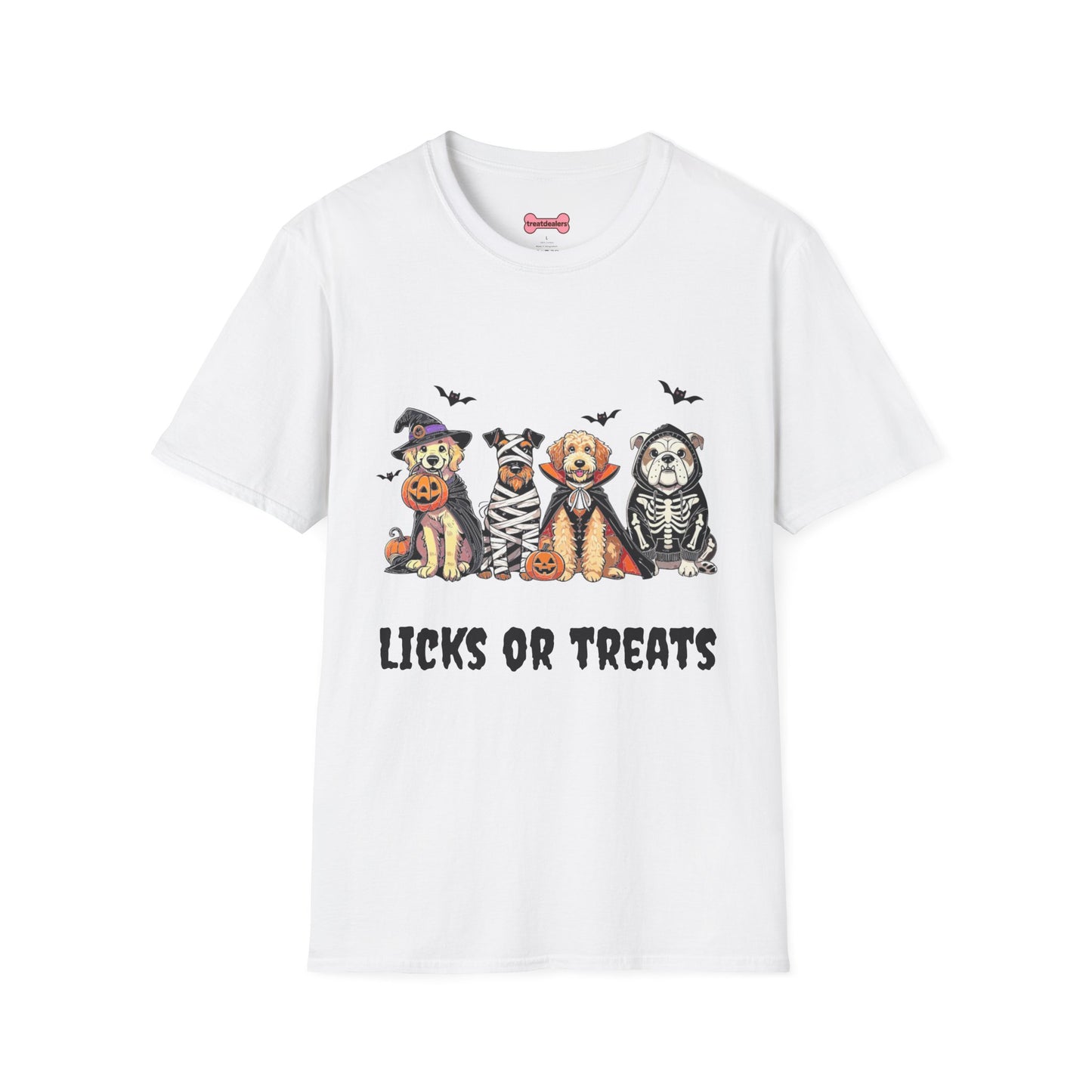 T-Shirt: "Licks or Treat" Halloween