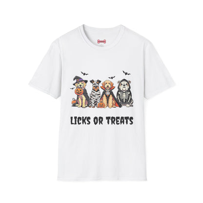 T-Shirt: "Licks or Treat" Halloween