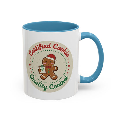 Mug 'Certified Cookie Quality Control' Christmas (11oz/15oz)
