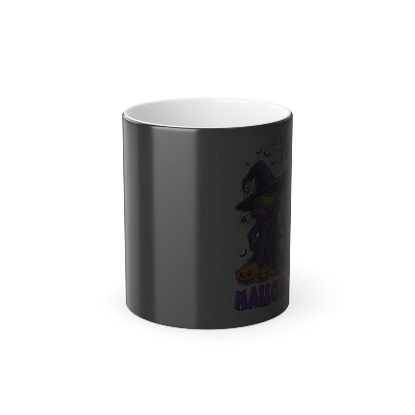 Color Morphing Mug "Happy HalloThankMas" Halloween, Thanksgiving & Christmas  (11oz)