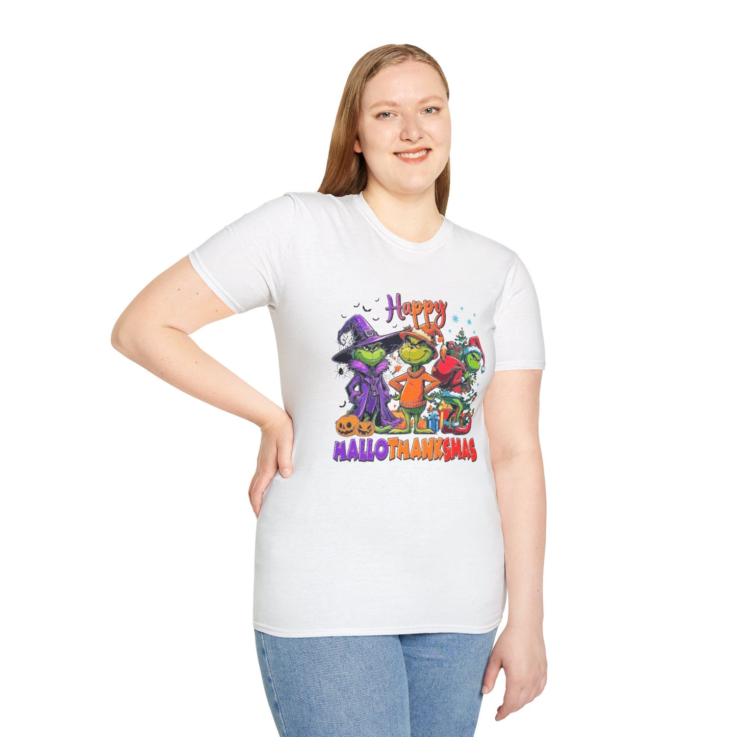 T-Shirt: "Happy Hallothanksmas"