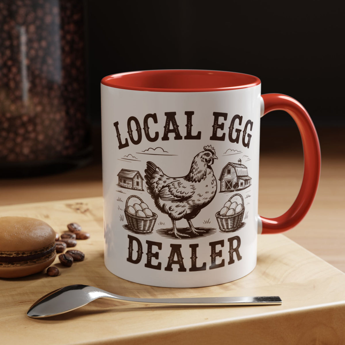 Coffee/Tea Mug: "Local Egg Dealer" (11oz/15oz)