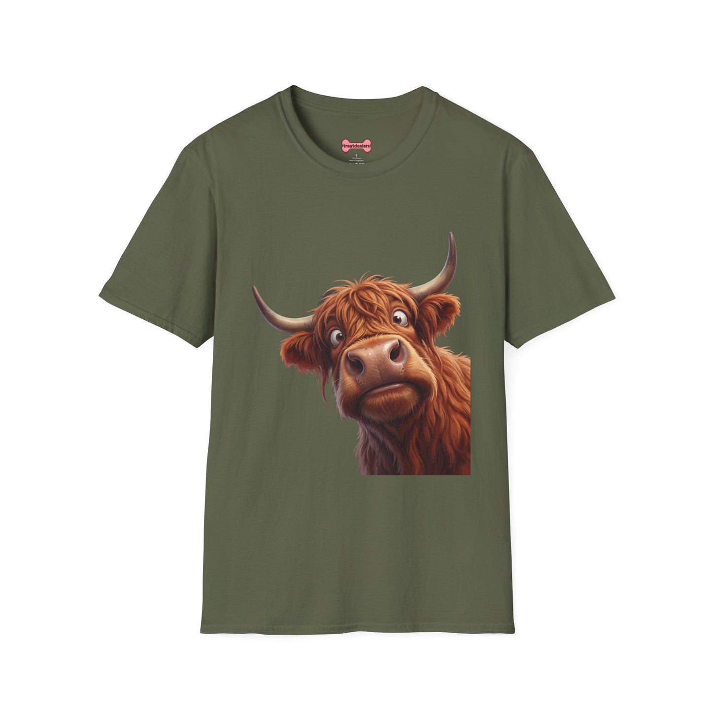 Highland Cow Lover T-Shirt — Cute Farm Animal Tee for Animal Lovers