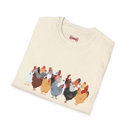 T-Shirt 'Chickens' Funny Shirt chickens Lover Tee