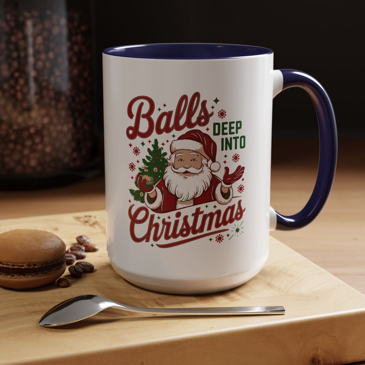 Mug  'Balls deep into Christmas' Christmas (11oz/15oz)
