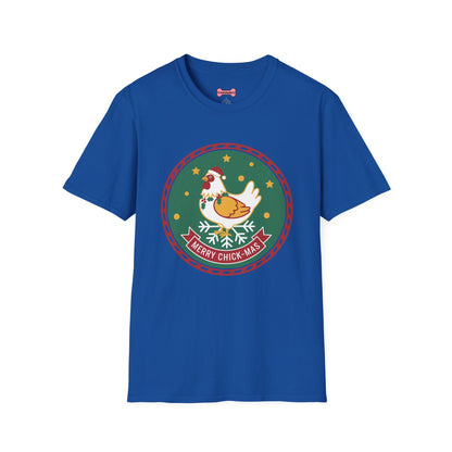 Christmas Unisex T-Shirt 'Merry Chick Mas' Funny Holiday Shirt