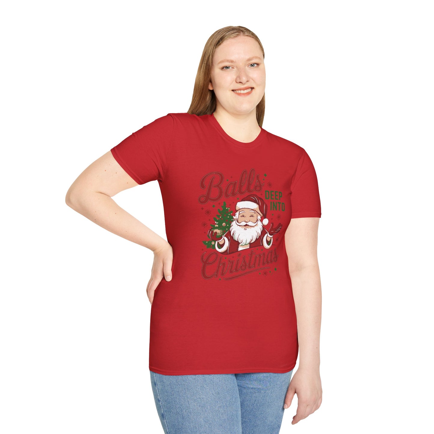 Christmas T-Shirt 'Balls deep into Christmas'