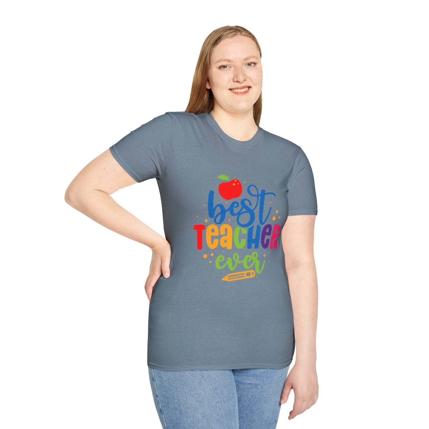 T-Shirt: "Best Teacher Ever" Teacher Appreciation Gift, Thank You Teacher Tee,