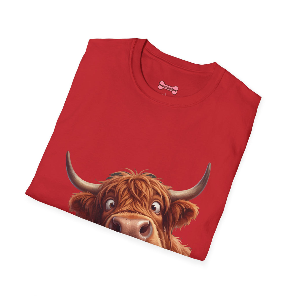 Highland Cow Lover T-Shirt — Cute Farm Animal Tee for Animal Lovers