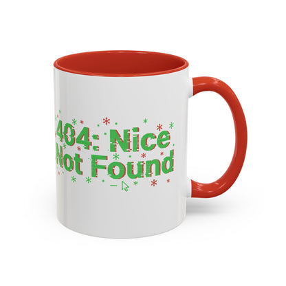 Mug '404 Nice not found' Christmas (11oz/15oz)