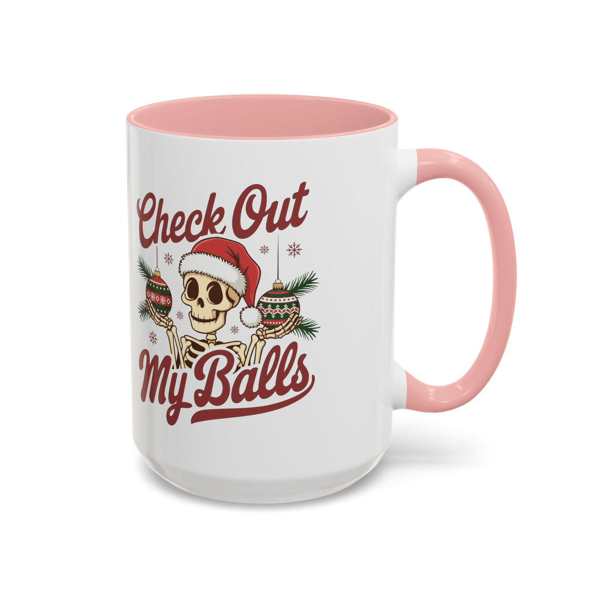 Mug  'Check out my balls' Christmas (11oz/15oz)