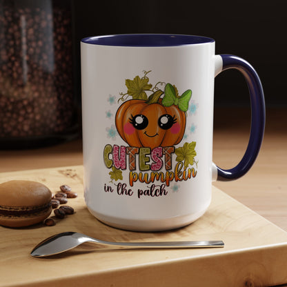 Fall "Cutest Pumpkin in the Patch" Mug (11oz & 15oz)