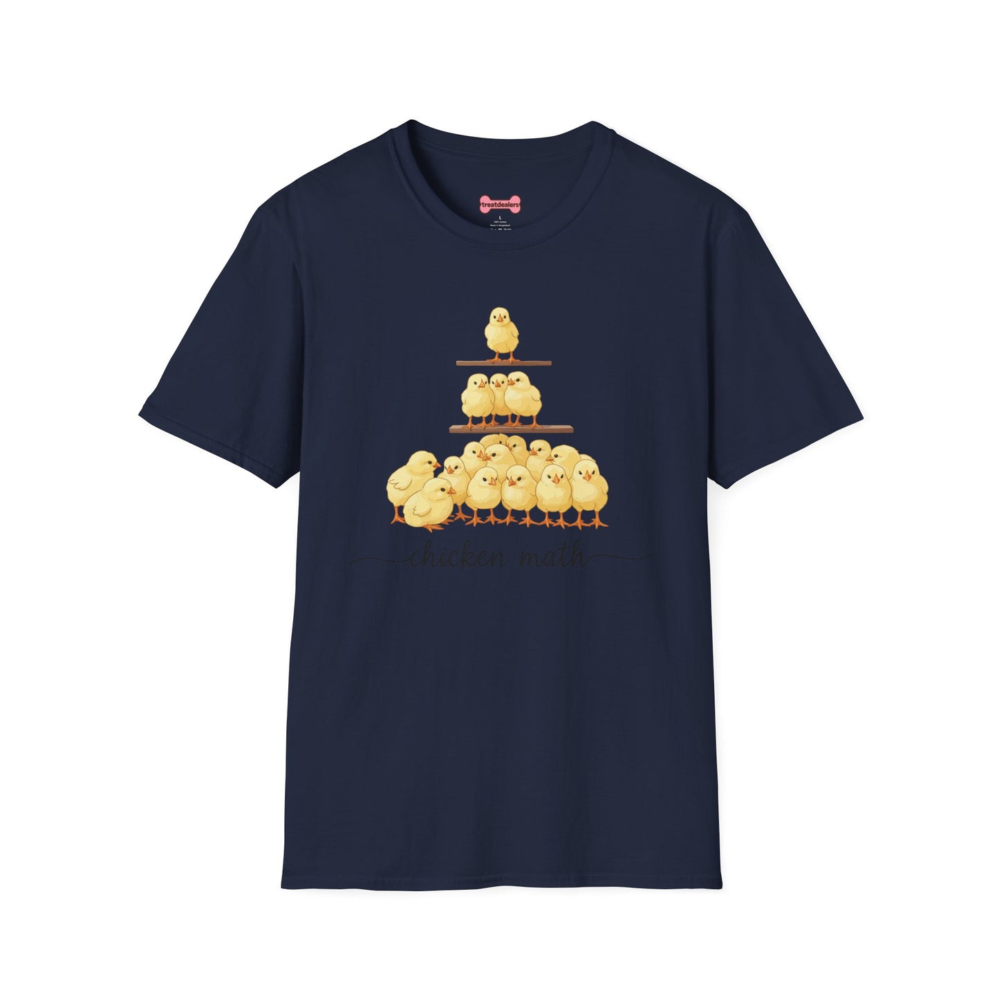 T-Shirt 'Chicken Math' Funny Shirt Chicken Lover Tee