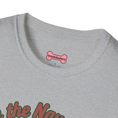 Christmas Unisex T-Shirt 'On the Naughty List and Loving It' Funny Holiday Shirt