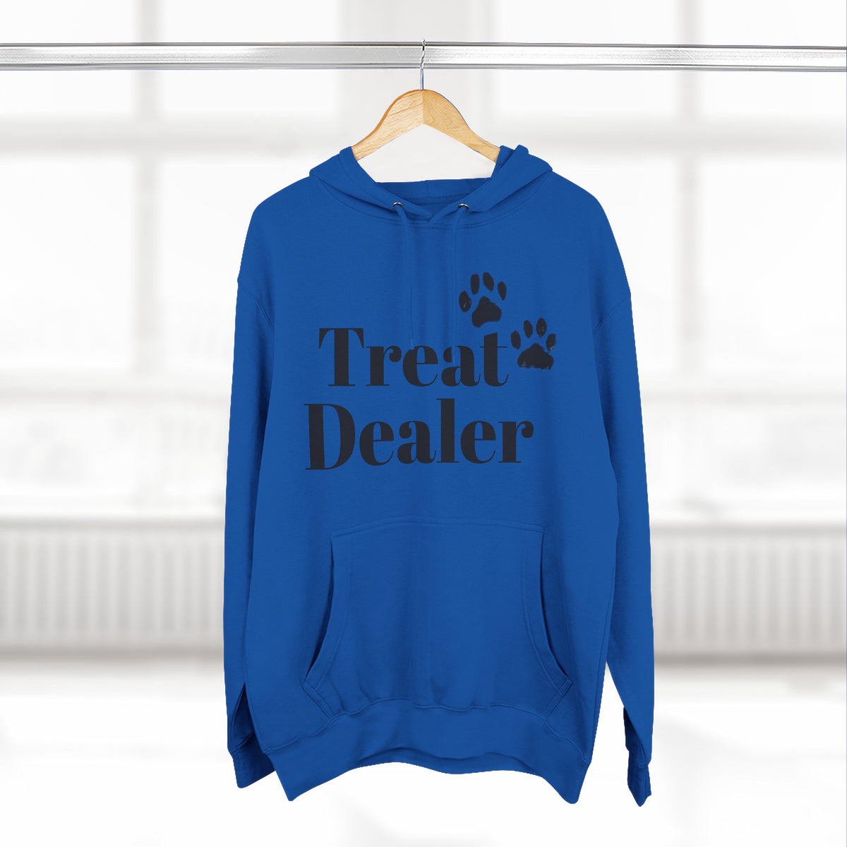 Fleece Hoodie: "Treat Dealer"
