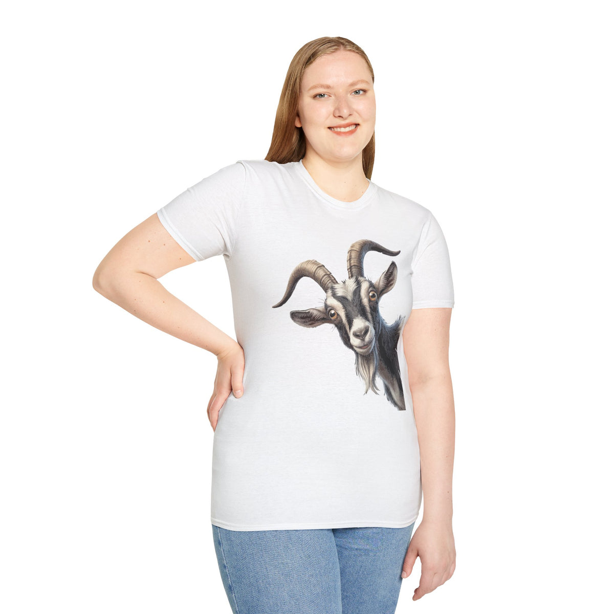 Funny Goat Lover T-Shirt — Cute Goat Graphic Tee for Animal Fans