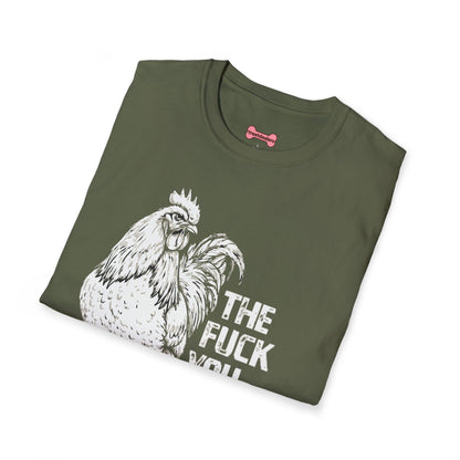 Funny Chicken Lover T-Shirt "The Fuck Are You Lookin' At?" Chicken Graphic Tee