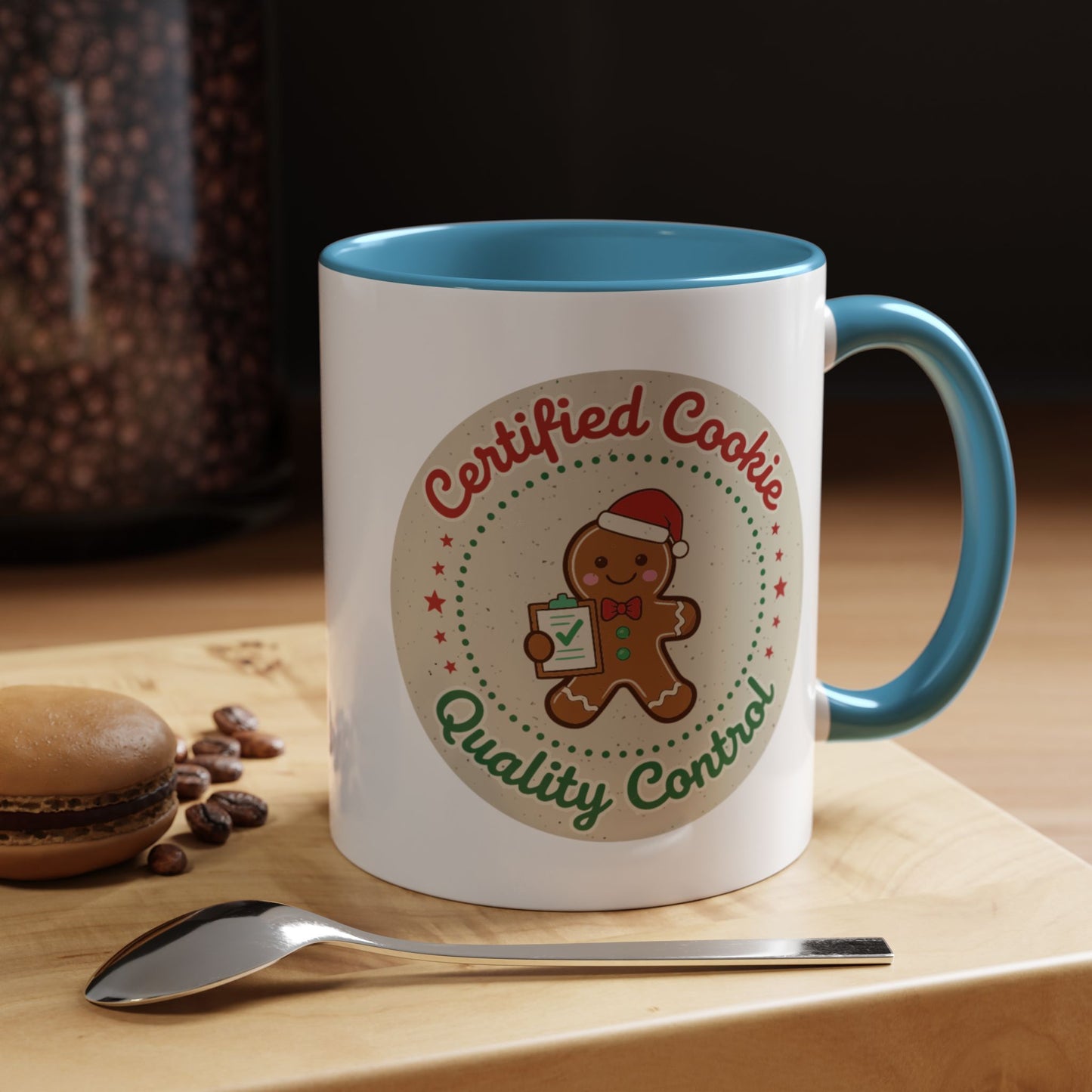 Mug 'Certified Cookie Quality Control' Christmas (11oz/15oz)
