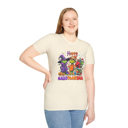 T-Shirt: "Happy Hallothanksmas"