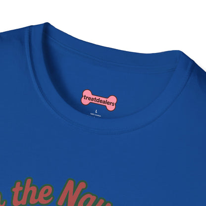 Christmas Unisex T-Shirt 'On the Naughty List and Loving It' Funny Holiday Shirt