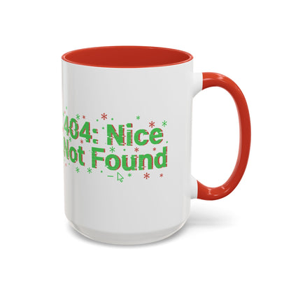 Mug '404 Nice not found' Christmas (11oz/15oz)