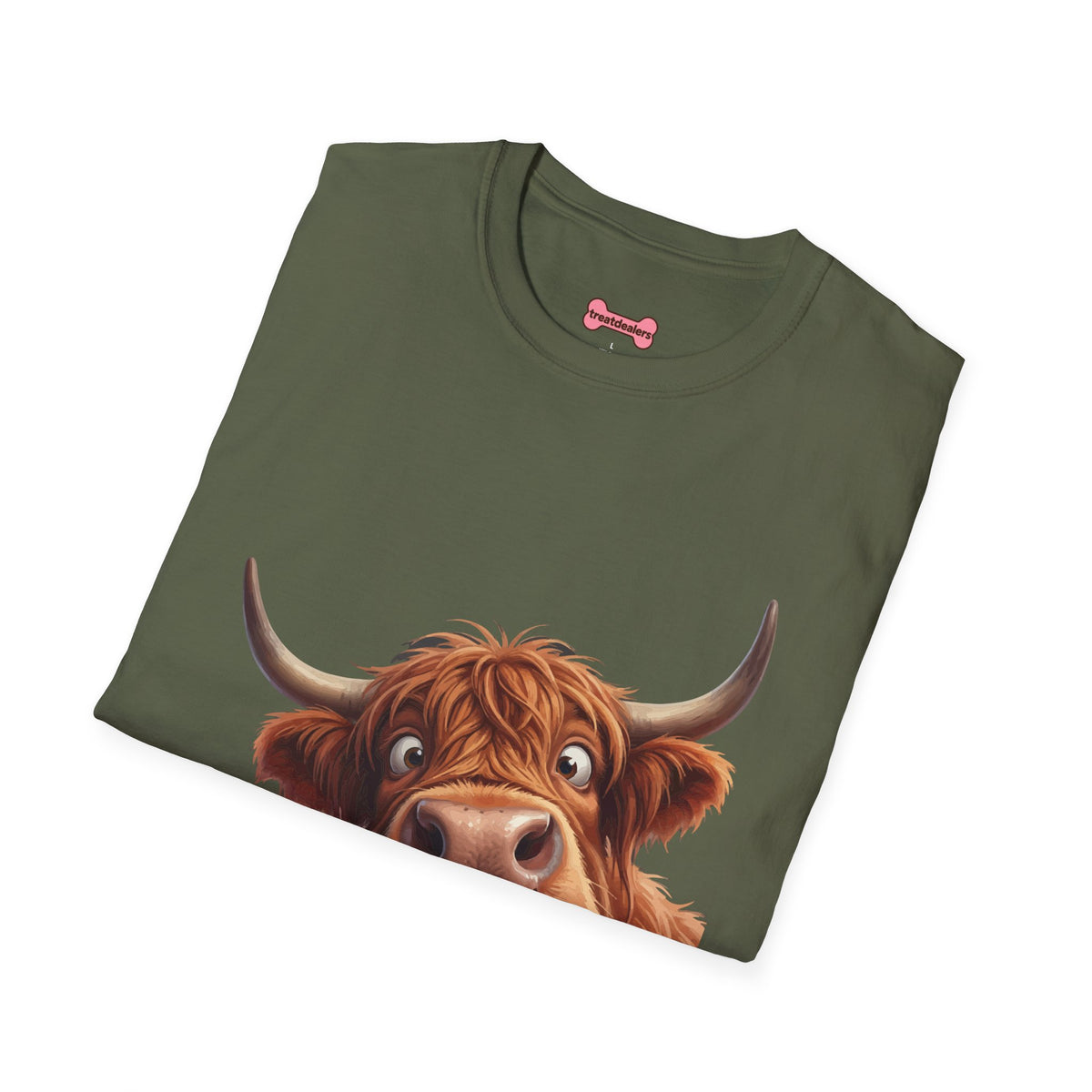 Highland Cow Lover T-Shirt — Cute Farm Animal Tee for Animal Lovers