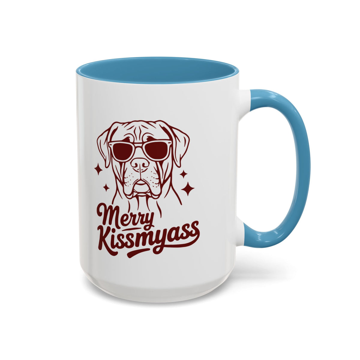 Merry KissMyAss Funny Holiday Coffee Mug (11oz/15oz)