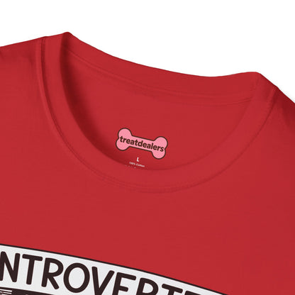 T-Shirt 'Introverted But Open to Discussing Chickens' Funny Shirt chickens Lover Tee