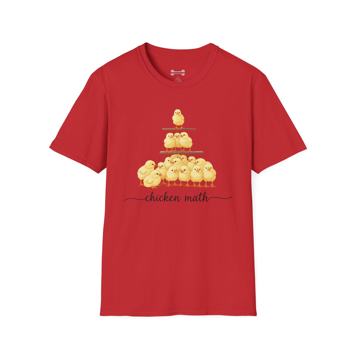 T-Shirt 'Chicken Math' Funny Shirt Chicken Lover Tee
