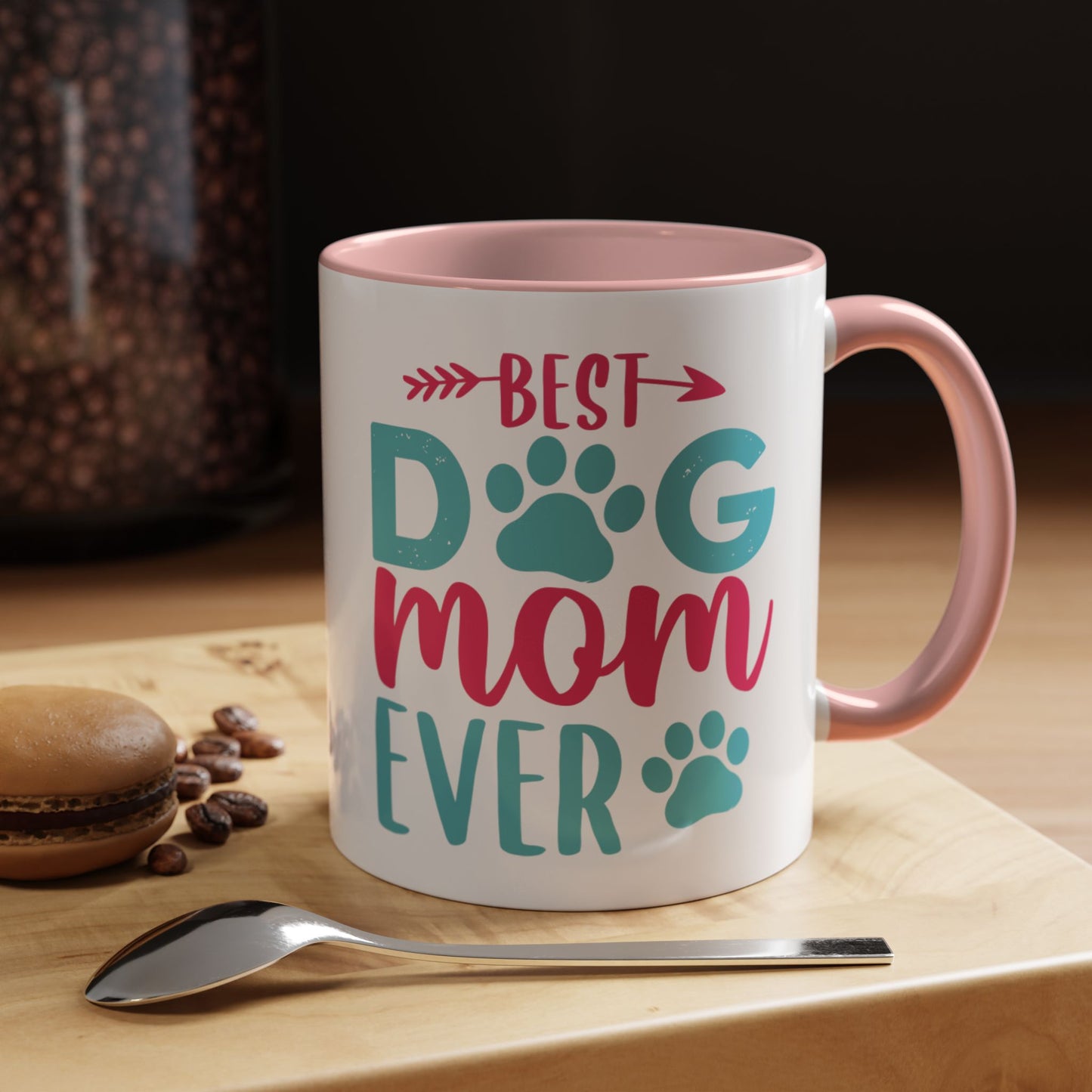 Coffee/Tea Mug: "Best Dog Mom Ever"