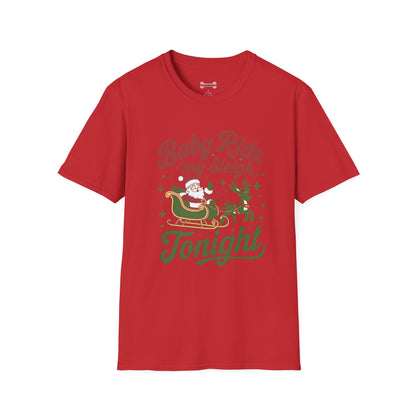 Christmas T-Shirt 'Baby ride my sleigh tonight'