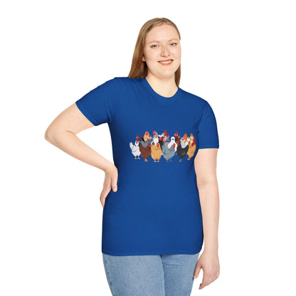 T-Shirt 'Chickens' Funny Shirt chickens Lover Tee