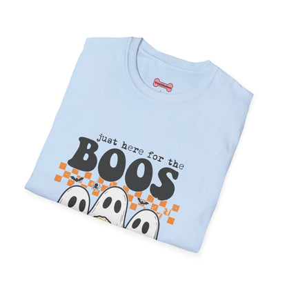 T-Shirt: Halloween "Just here for the Boos"