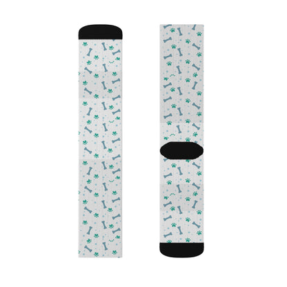 Socks: "Dog Paw and Bone"