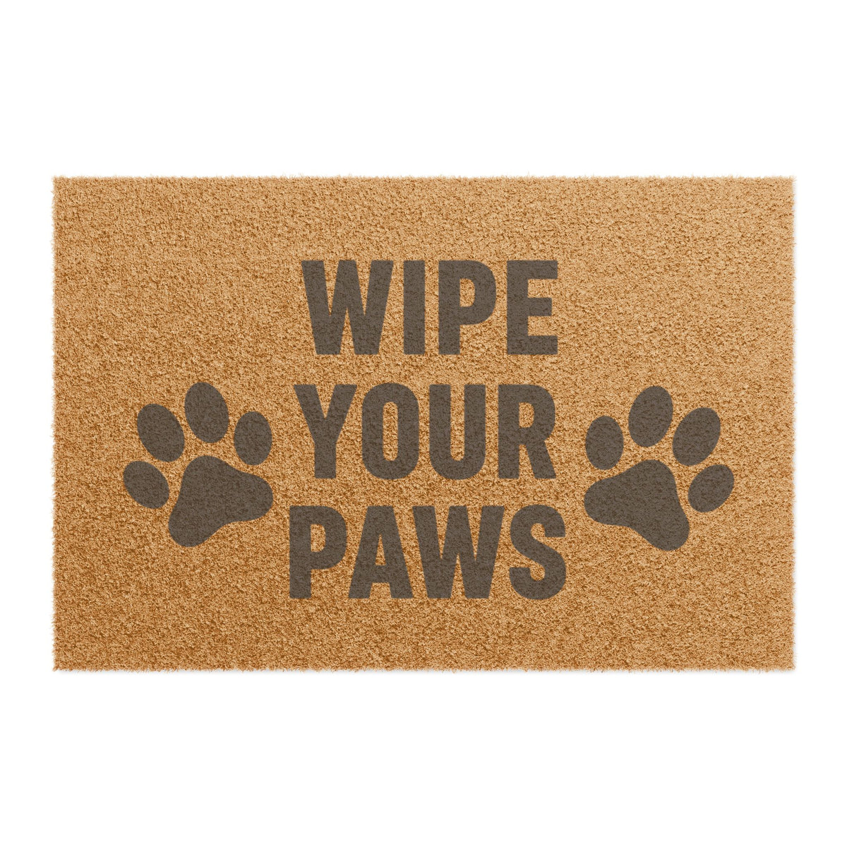Wipe Your Paws Doormat - Cozy & Playful Welcome Mat for Pet Lovers