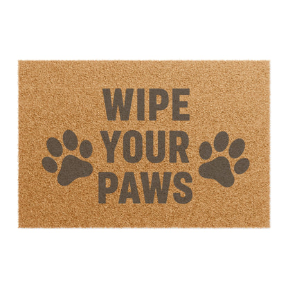 Wipe Your Paws Doormat - Cozy & Playful Welcome Mat for Pet Lovers