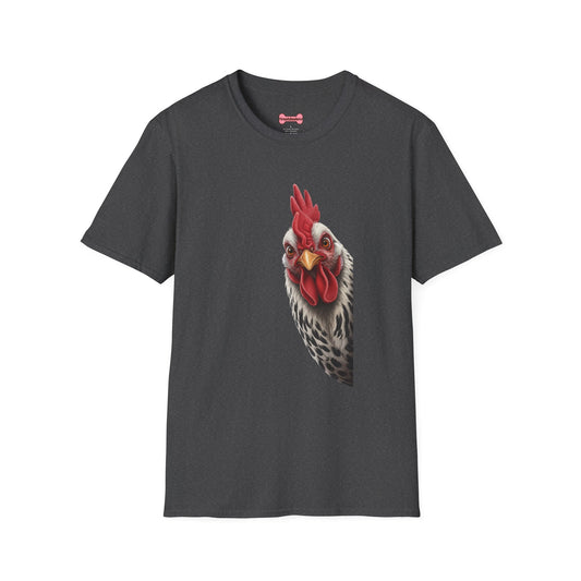 Speckled Rooster Funny Chicken Lover T-Shirt — Cute Poultry Farm Animal Tee