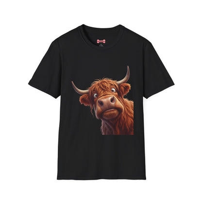 Highland Cow Lover T-Shirt — Cute Farm Animal Tee for Animal Lovers