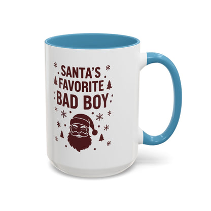 Mug 'Santa's favorite BAD BOY' (11oz/15oz)