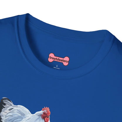 T-Shirt 'Easily Distracted By Peckers' Funny Shirt Chicken Lover Tee