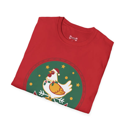 Christmas Unisex T-Shirt 'Merry Chick Mas' Funny Holiday Shirt