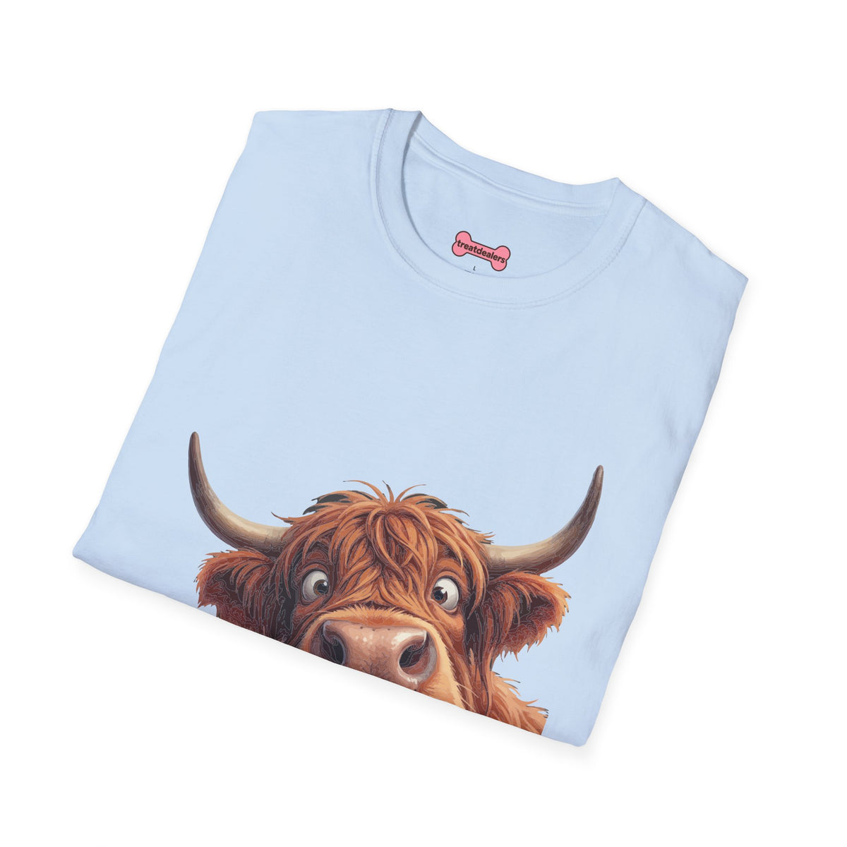 Highland Cow Lover T-Shirt — Cute Farm Animal Tee for Animal Lovers