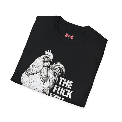 Funny Chicken Lover T-Shirt "The Fuck Are You Lookin' At?" Chicken Graphic Tee