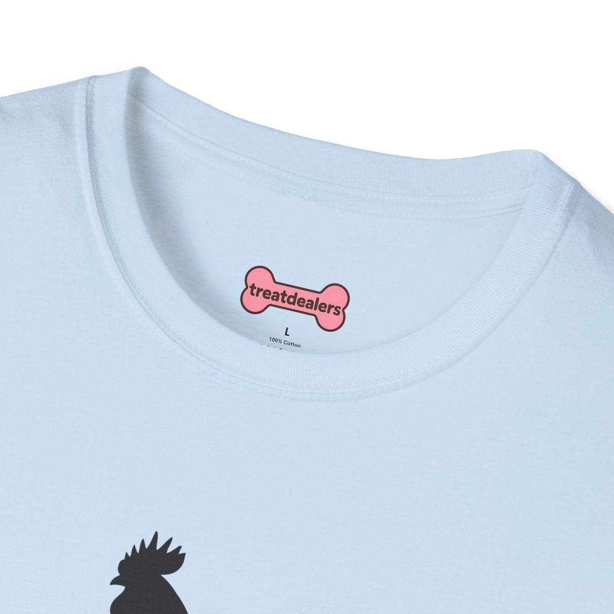 Unisex T-Shirt 'Chickens are like Potato Chips' Funny Shirt Chicken Lover Tee Black