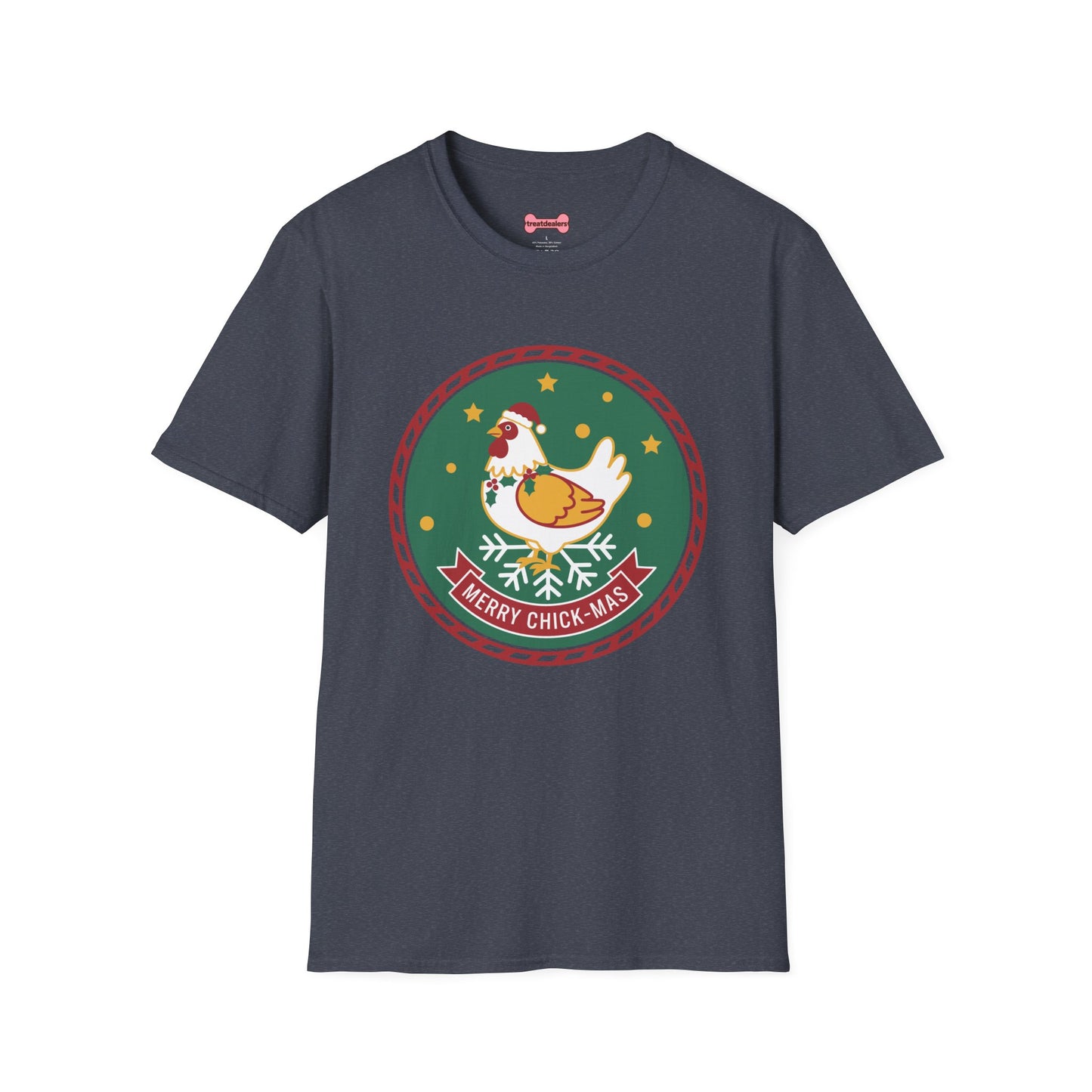 Christmas Unisex T-Shirt 'Merry Chick Mas' Funny Holiday Shirt