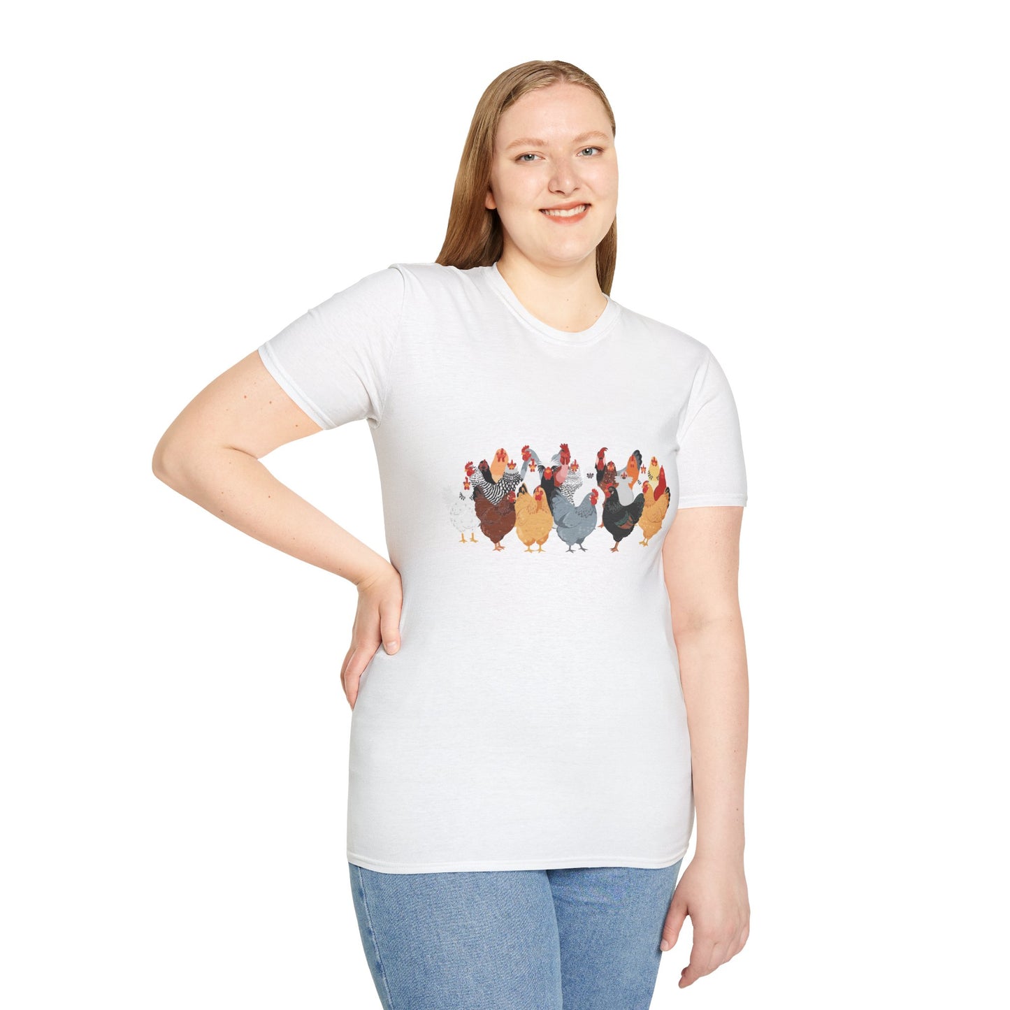 T-Shirt 'Chickens' Funny Shirt chickens Lover Tee