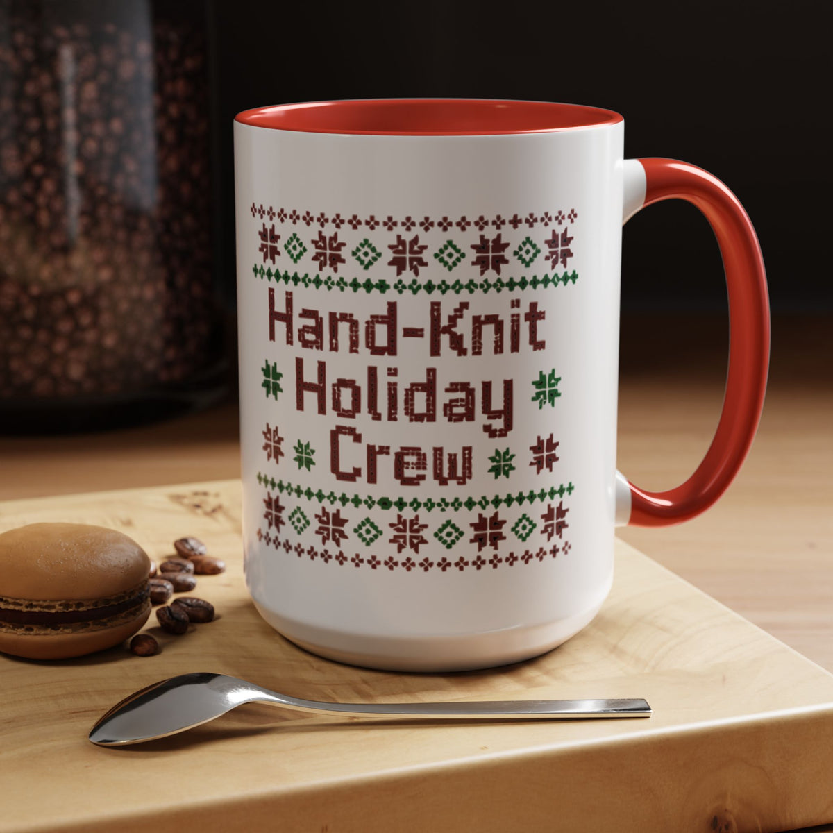 Coffee Mug 'Hand-Knit Holiday Crew' (11oz/15oz)